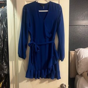 1. State Royal Blue Long Sleeve Dress